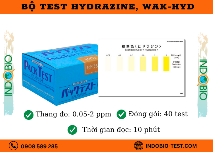 Bộ test Hydrazine Kyoritsu WAK-HYD